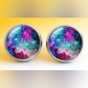 Galaxy Stud Earrings
